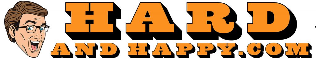 Hard and happy com logo.